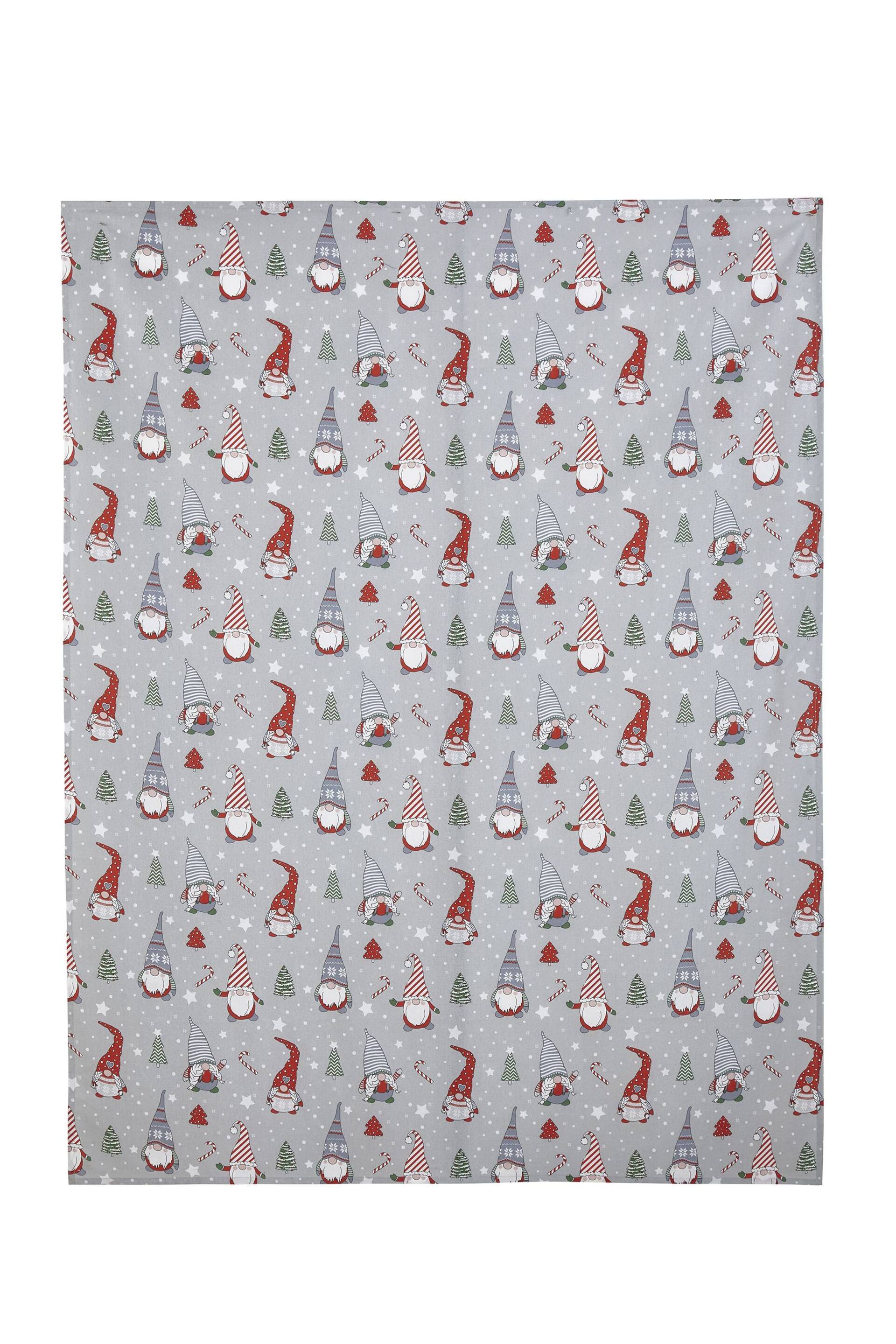 Catherine Lansfield Red Christmas Gnomes Wipeable Table Cloth - Image 3 of 3