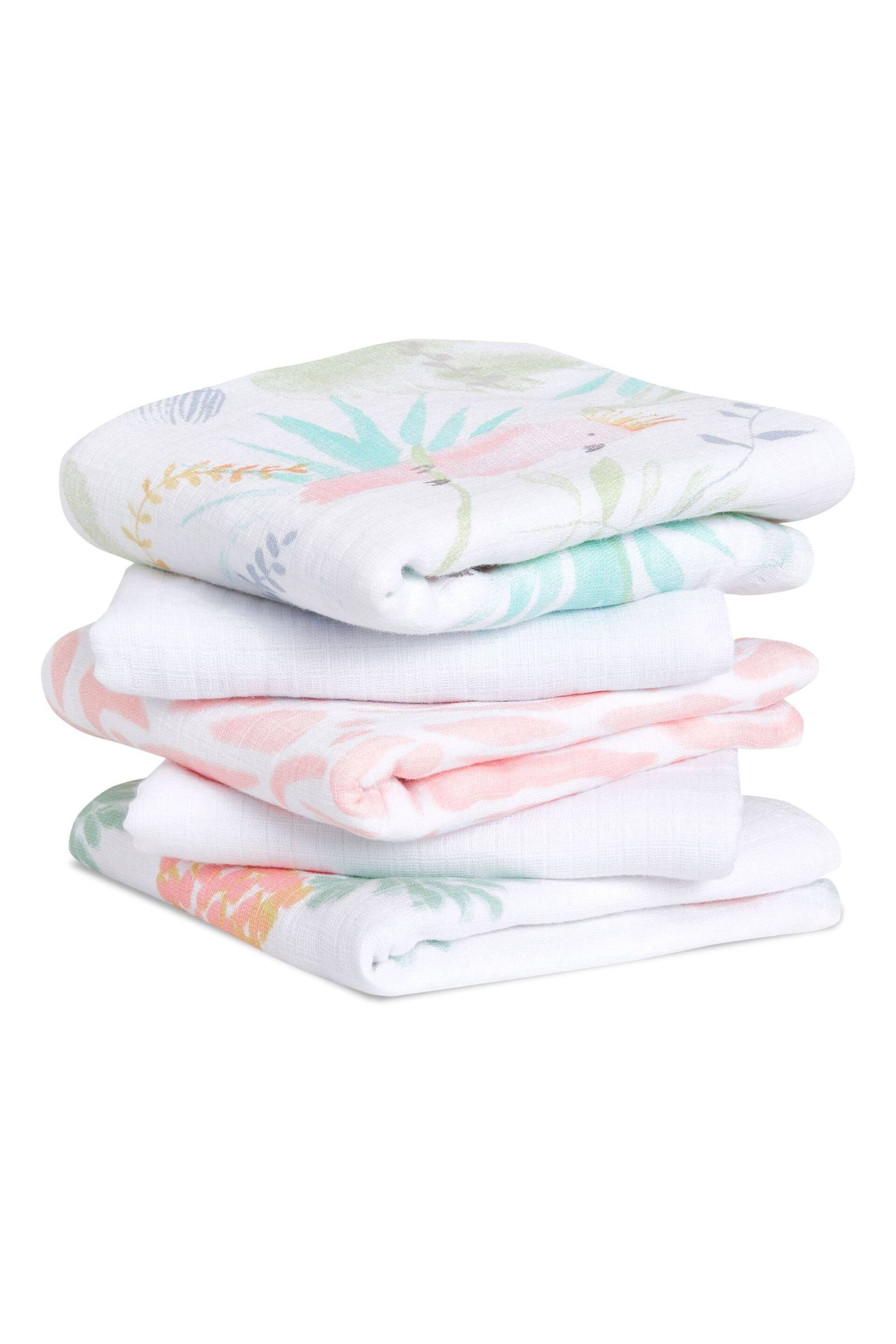 aden + anais Essentials Cotton Muslin Squares 5 Pack - Image 1 of 6