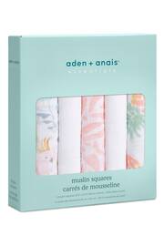 aden + anais Essentials Cotton Muslin Squares 5 Pack - Image 2 of 6
