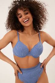 White/Blue Pad Full Cup Lace Bras 2 Pack - Image 3 of 14
