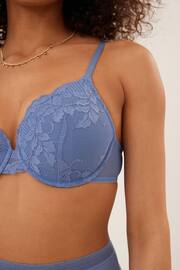 White/Blue Pad Full Cup Lace Bras 2 Pack - Image 5 of 14