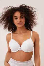 White/Blue Pad Full Cup Lace Bras 2 Pack - Image 6 of 14