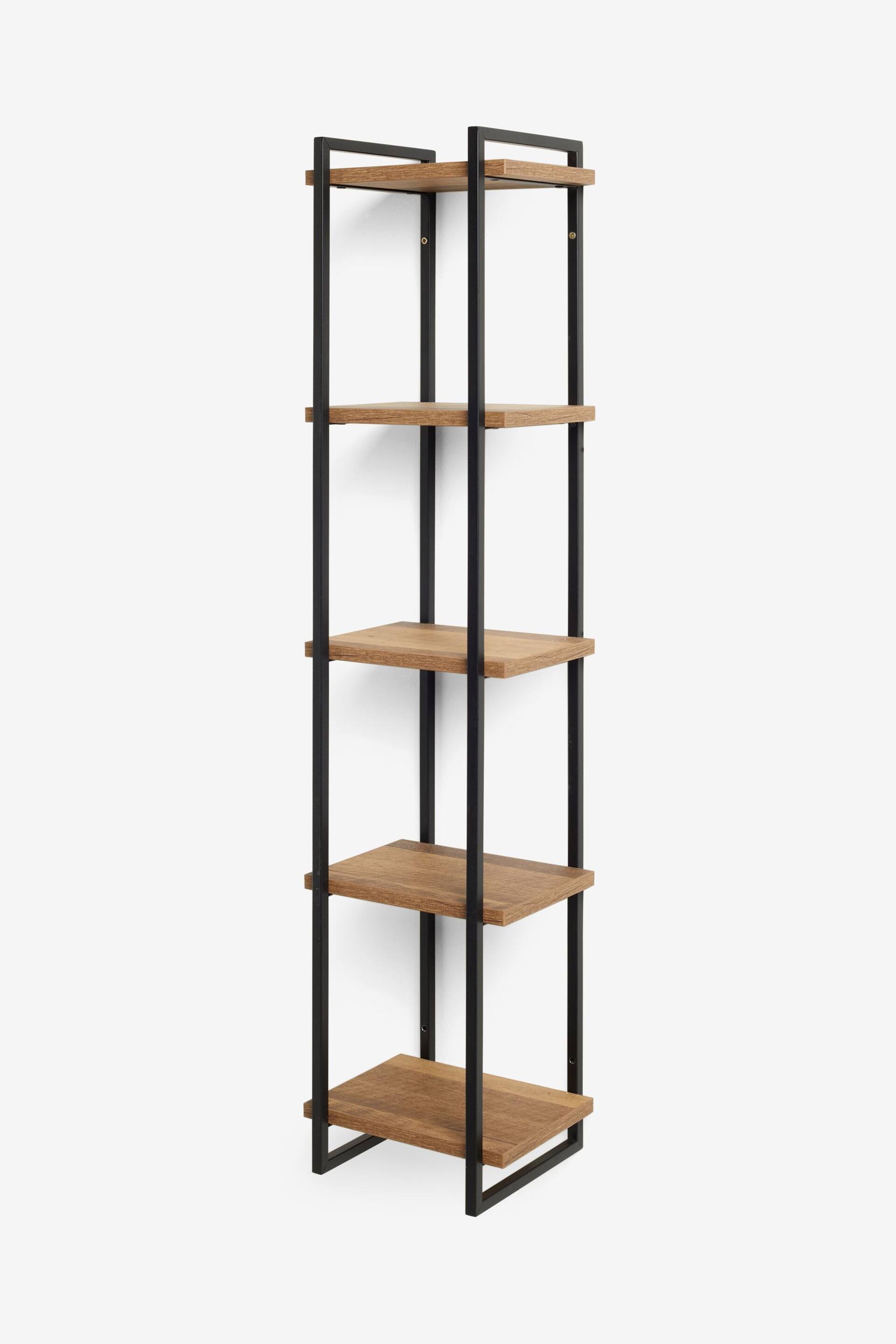 Dark Bronx 5 Tier Wall Shelves - Image 4 of 6