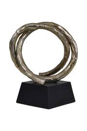 Libra Gold Savoy Entwined Sculpture - Image 2 of 4