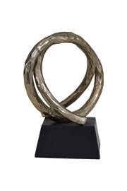 Libra Gold Savoy Entwined Sculpture - Image 3 of 4