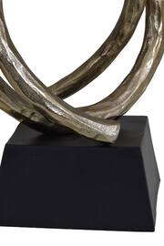 Libra Gold Savoy Entwined Sculpture - Image 4 of 4