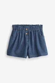 Denim Dark Wash Button Shorts (3mths-7yrs) - Image 4 of 5