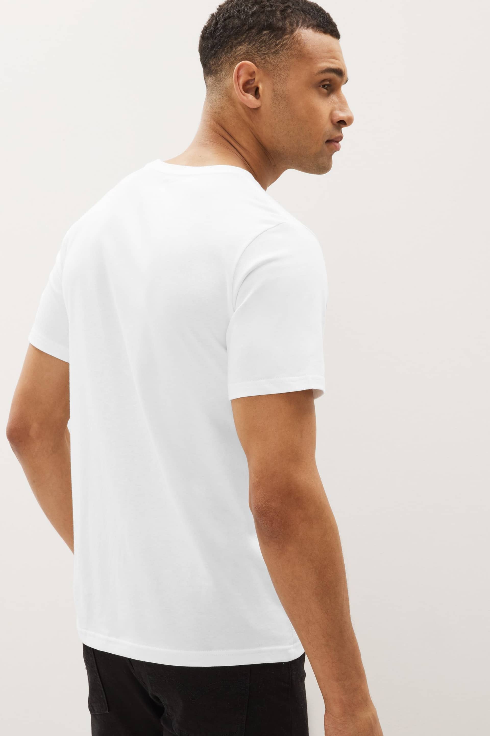 Converse White Classic T-Shirt - Image 2 of 4