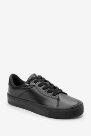 Black Signature Leather Chunky Sole Trainers - Image 7 of 10
