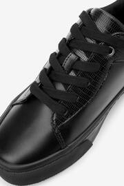 Black Signature Leather Chunky Sole Trainers - Image 9 of 10