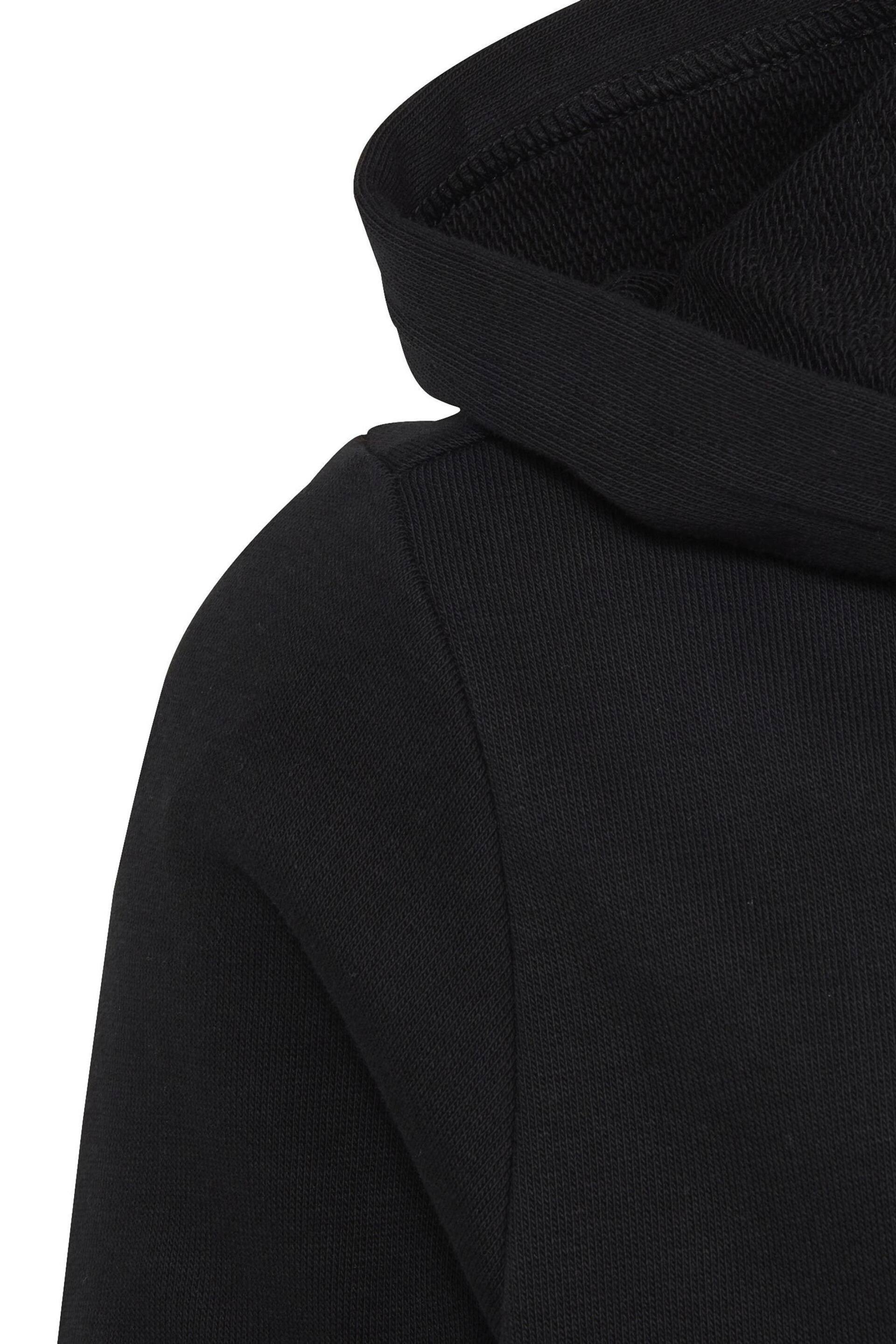 adidas Black Sportswear Essentials Linear Logo Full Zip Hoodie - Image 9 of 9