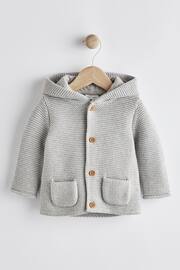 Grey Baby Knitted Cardigan (0mths-3yrs) - Image 1 of 7