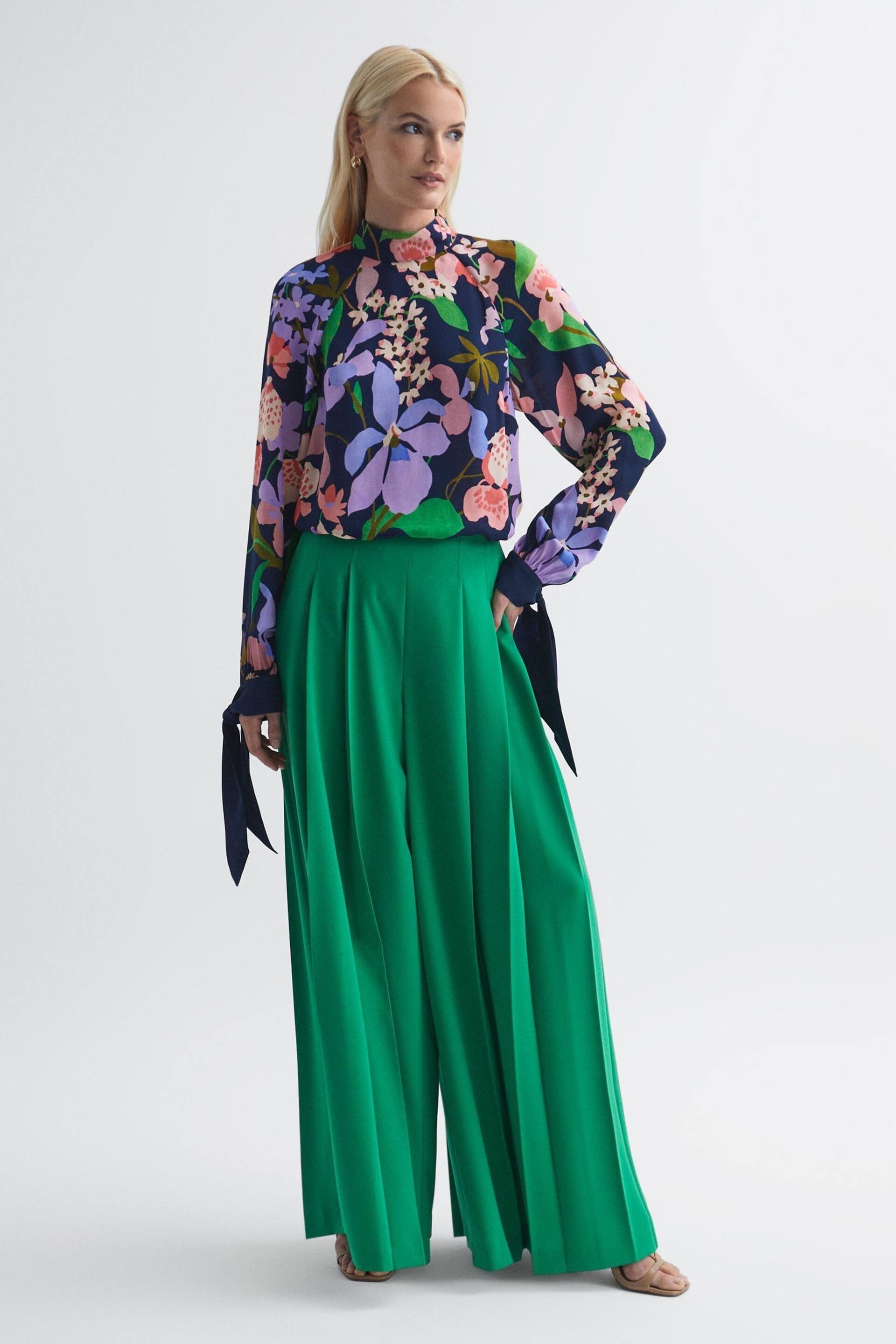 Florere Floral Long Sleeve Blouse - Image 1 of 5