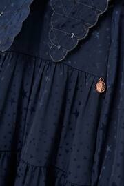 Angel & Rocket Blue Sophia Jacquard Star Dress - Image 6 of 6