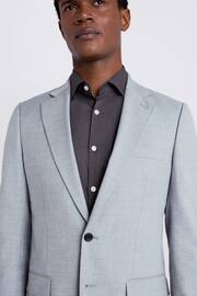 MOSS Grey Tailored Stretch Suit: Jacket - Image 5 of 5