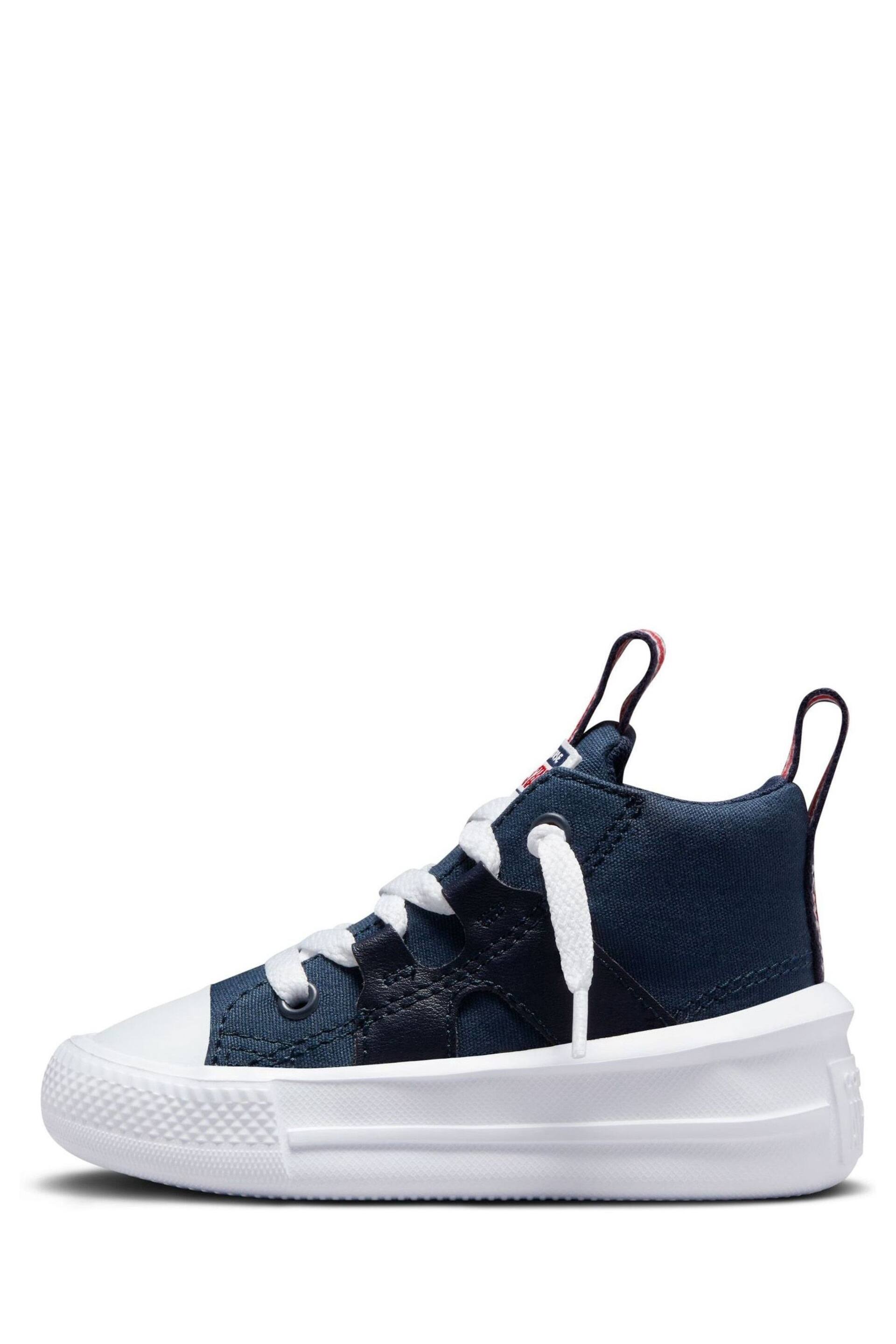 Converse Navy Ultra Infant Trainers - Image 2 of 7