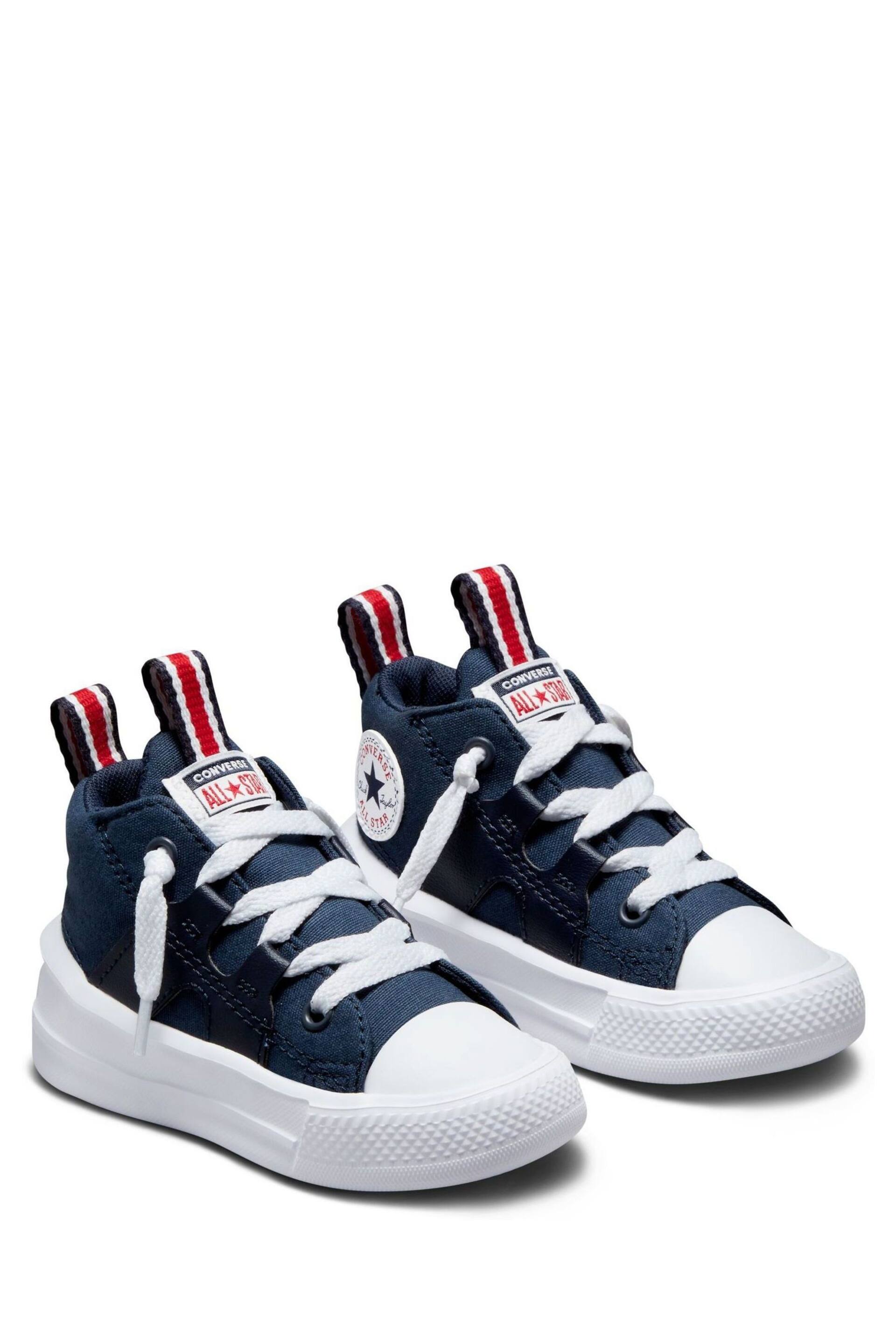 Converse Navy Ultra Infant Trainers - Image 3 of 7