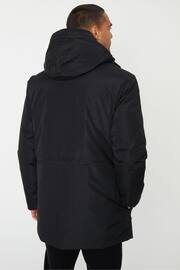 Threadbare Black Utility Hooded Jacket - Image 2 of 4