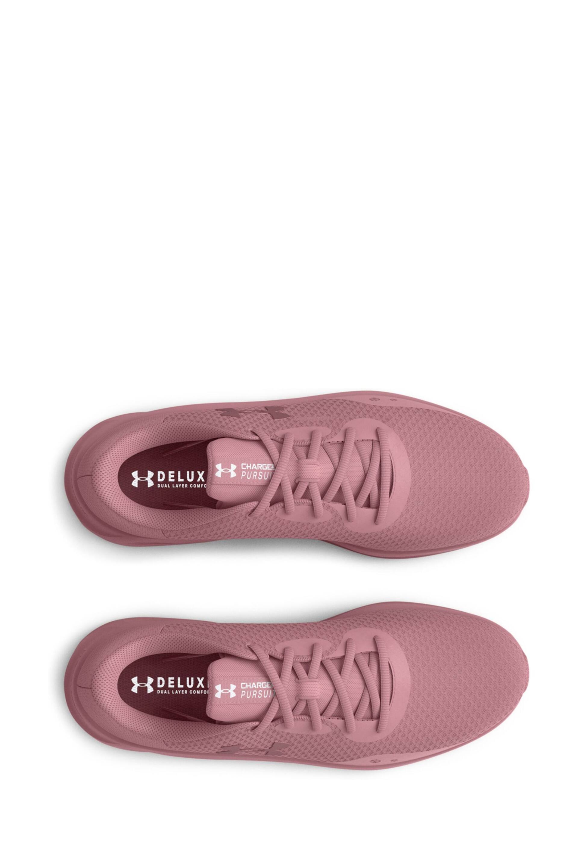 Under Armour Pink Charged Pursuit 3 Trainers - Image 4 of 5