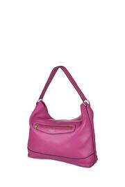 OSPREY LONDON Grainy Hide Leather Hendrix Large Hobo Bag - Image 2 of 5