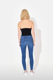 Blue Denim Donna Ida Skinny Blue Rizzo High Rise Ankle Jeans - Image 2 of 6