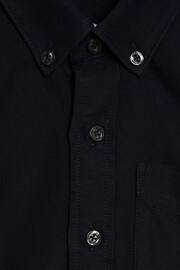 Reiss Navy Greenwich Teen Slim Fit Button-Down Oxford Shirt - Image 6 of 6