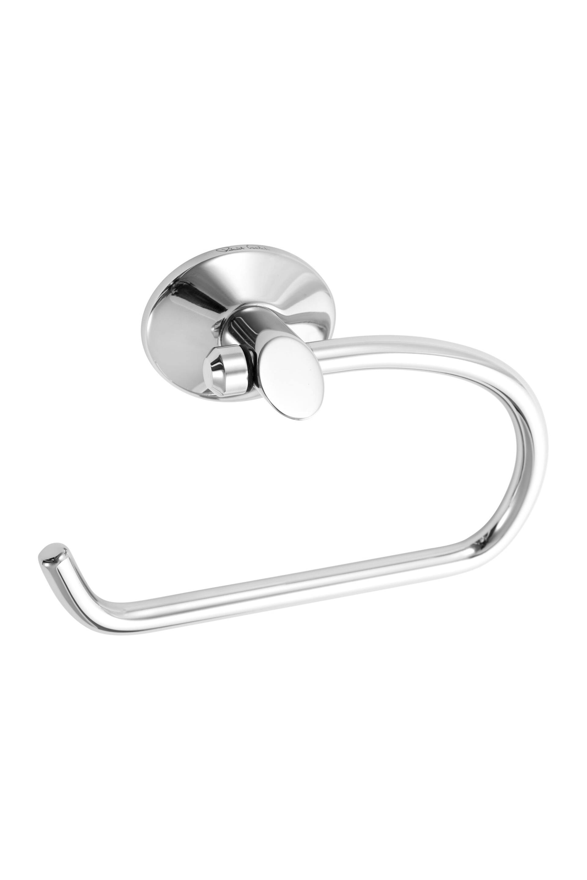 Robert Welch Silver Oblique Toilet Roll Holder - Image 3 of 4