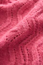 Coral Pink Gem Button Cardigan - Image 7 of 7
