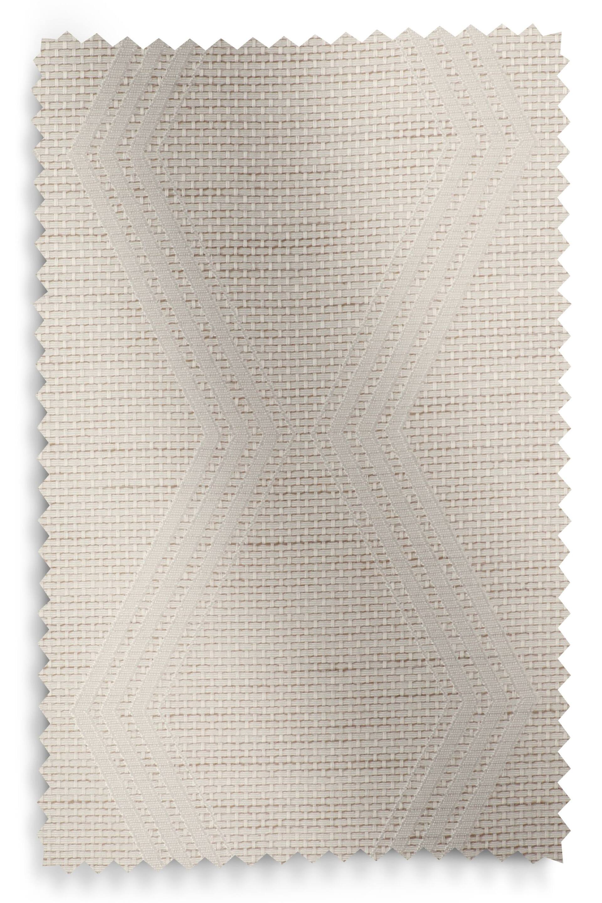 Natural Next Textured Jacquard Eyelet Lined Curtains - Image 6 of 6