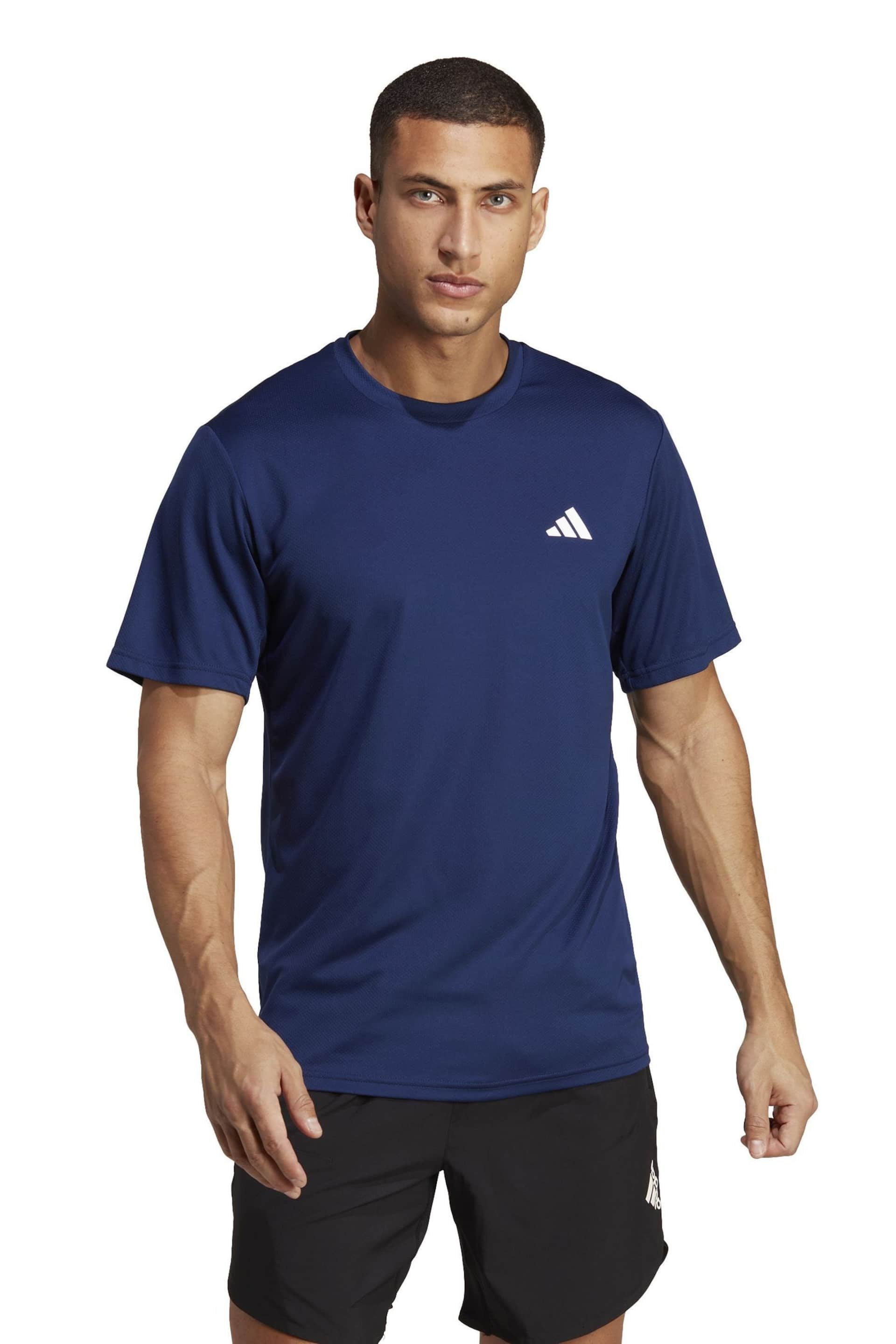 adidas Navy Blue Train Essentials Training T-Shirt - Image 1 of 6