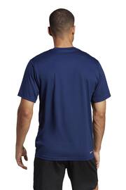 adidas Navy Blue Train Essentials Training T-Shirt - Image 2 of 6