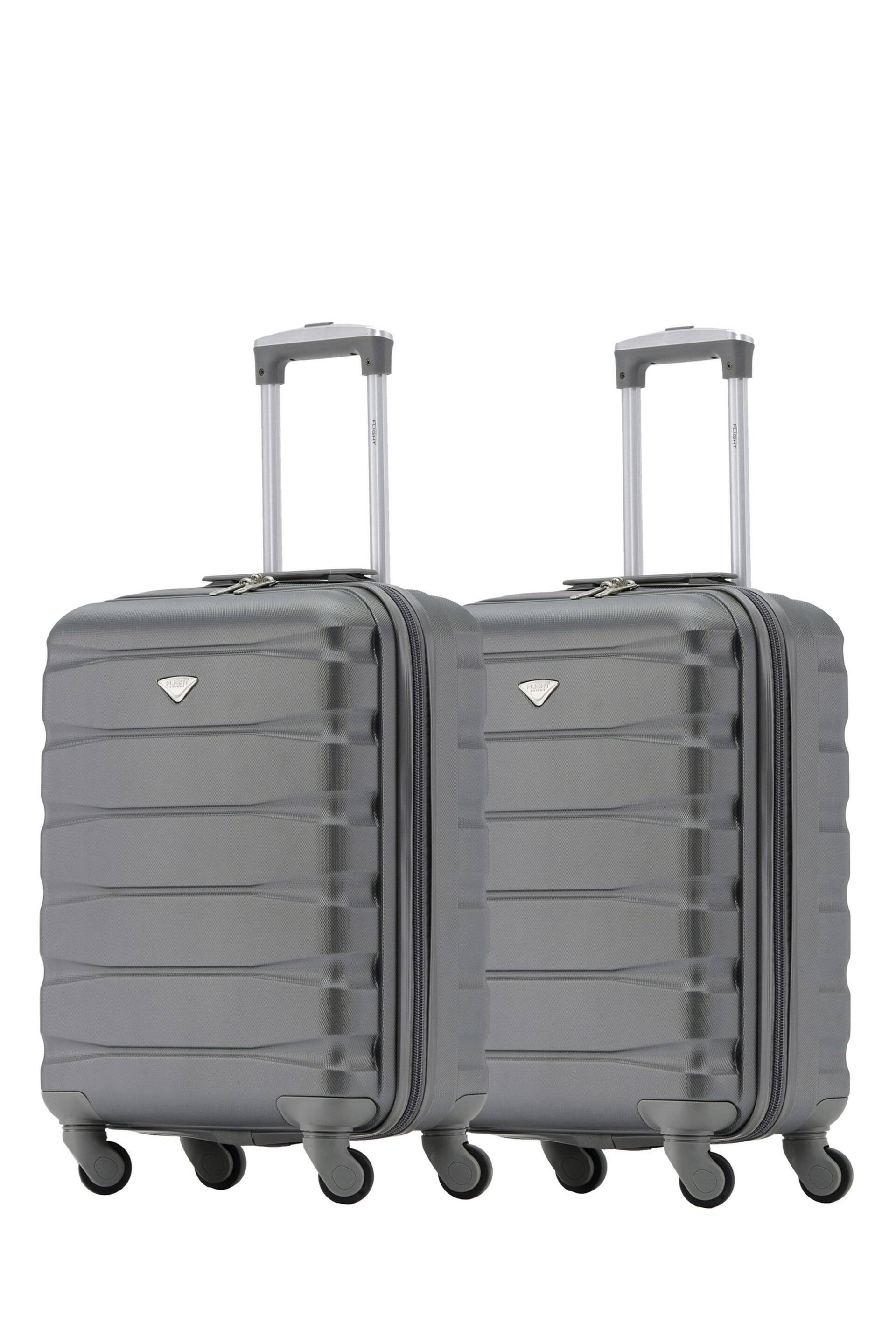 Flight Knight Ryanair Priority 4 Wheel ABS Hard Case Cabin Carry On Suitcase 55x40x20cm  Set Of 2 - Image 3 of 10