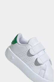 adidas White/Green Advantage Shoes Kids - Image 9 of 9