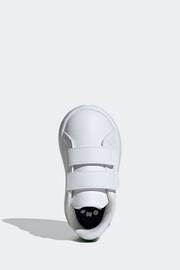 adidas White/Green Advantage Shoes Kids - Image 6 of 9