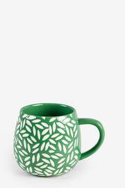 Green Leaf Pattern Mug - Image 4 of 4