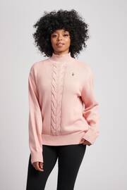 U.S. Polo Assn. Womens Chunky Cable Knit Jumper - Image 1 of 2