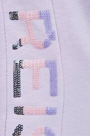 Reiss Lilac Maria Senior Sequin Joggers - Image 7 of 7