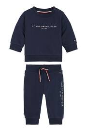 Tommy Hilfiger Baby Blue Essential Two Piece Set - Image 1 of 2