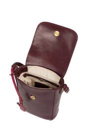 Conkca Buzz Leather Cross-Body Phone Bag - Image 4 of 5