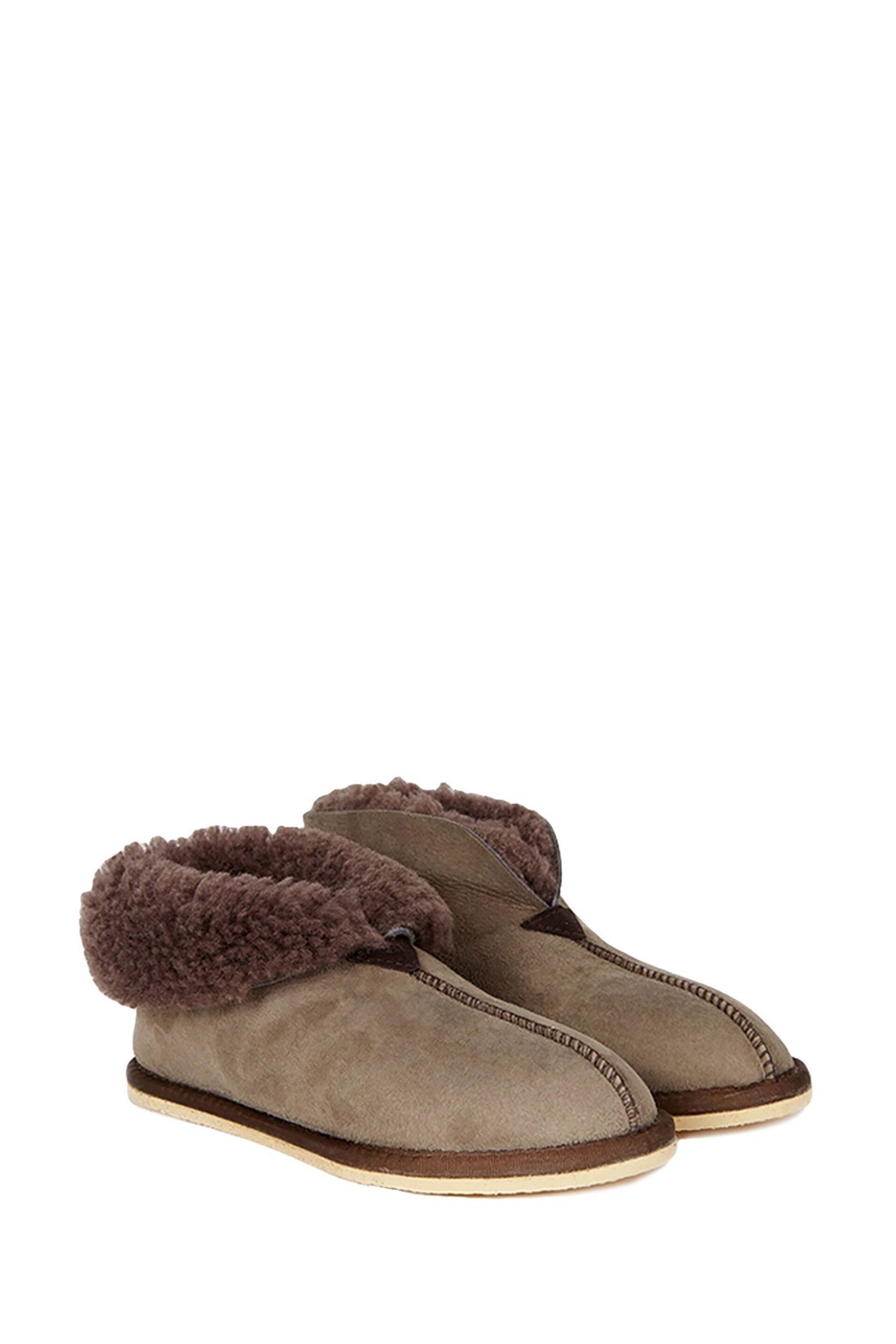 Celtic & Co. Ladies Pink Sheepskin Bootee Slippers - Image 4 of 5
