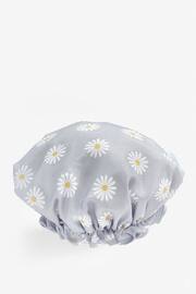 Grey Daisy Shower Cap - Image 2 of 2