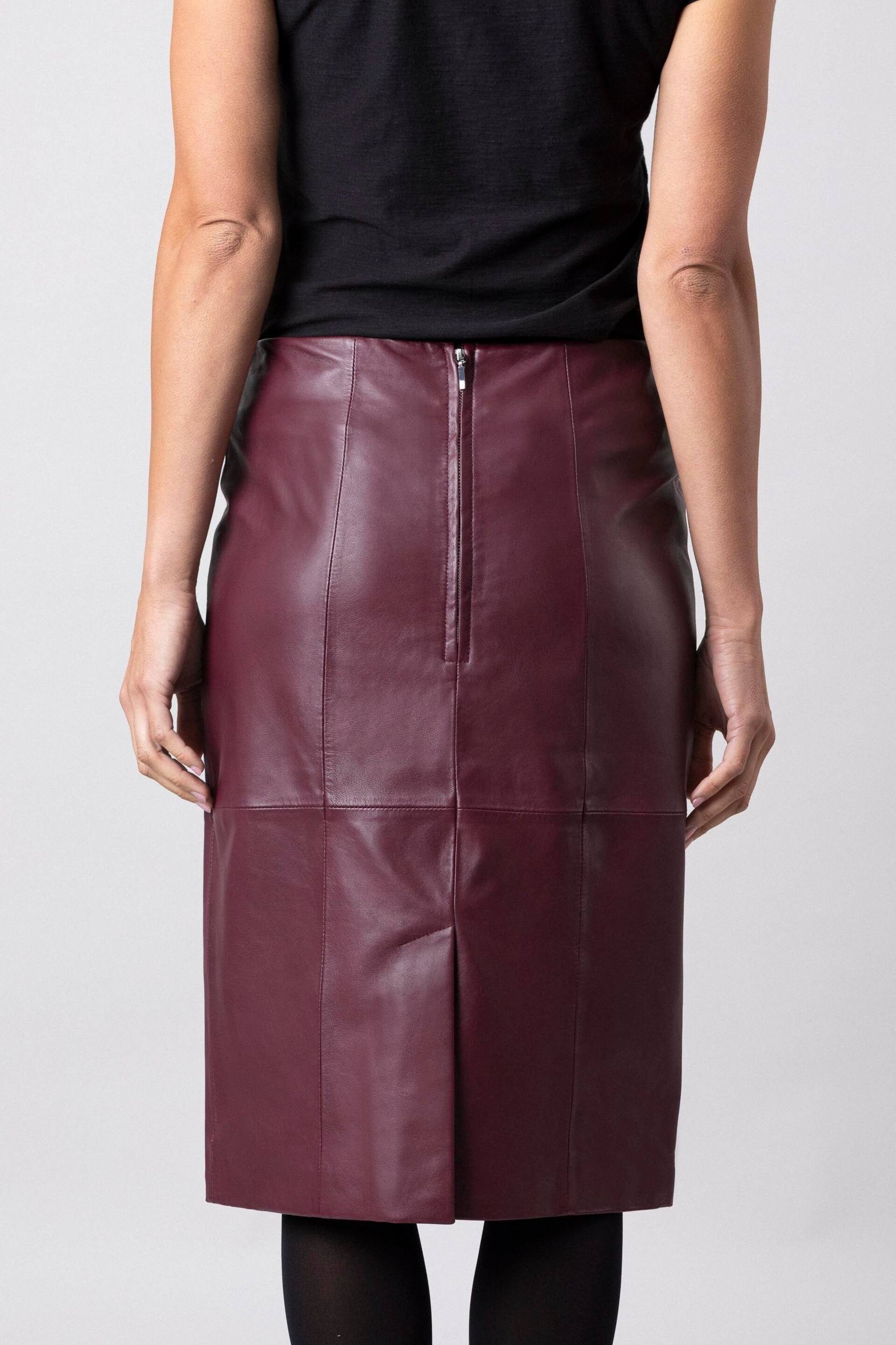 Lakeland Leather High Waisted Leather Pencil Skirt - Image 2 of 8