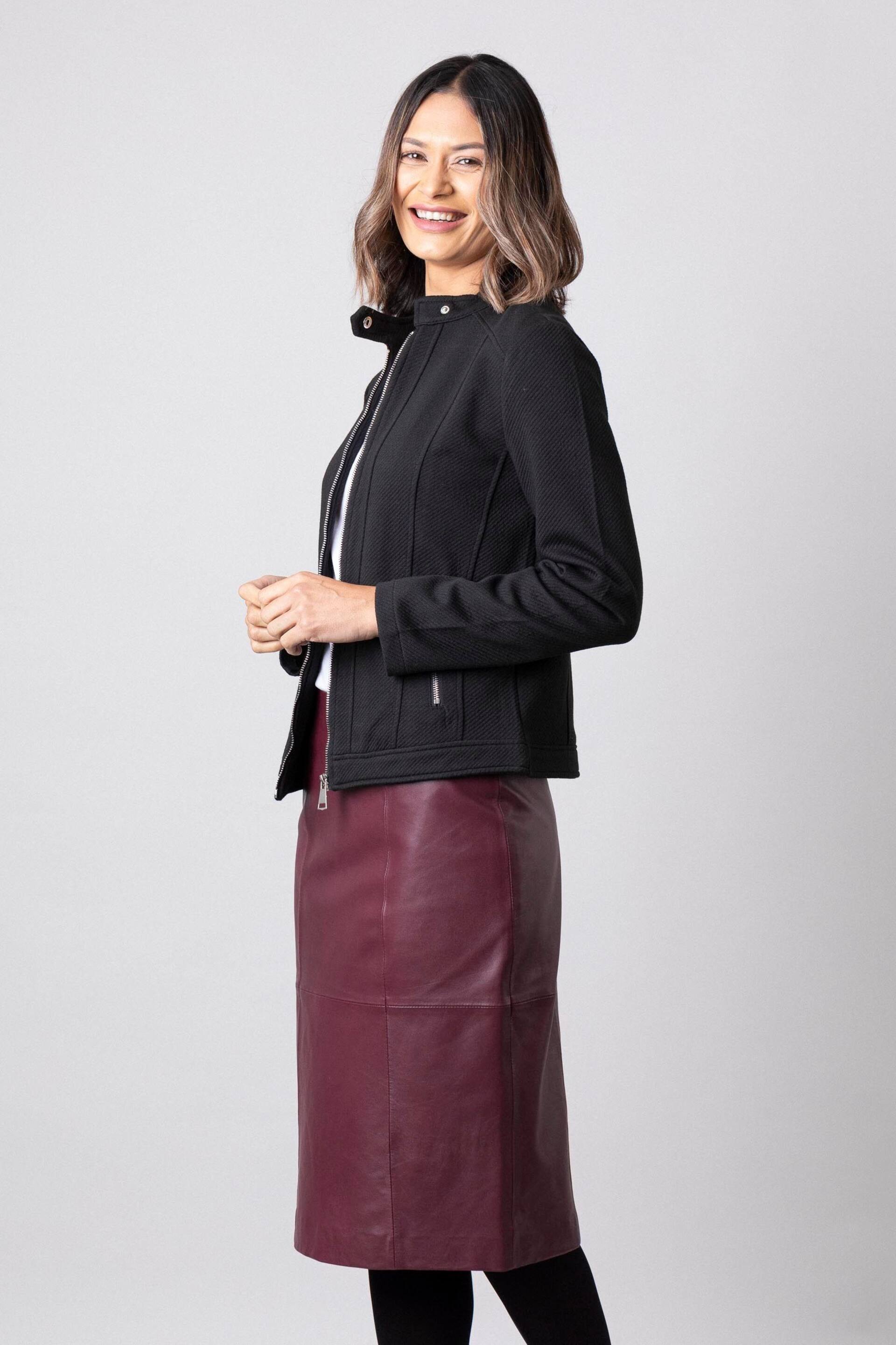 Lakeland Leather High Waisted Leather Pencil Skirt - Image 6 of 8
