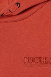 Joules Parkside Orange Hooded Sweatshirt - Image 5 of 6