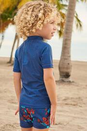 Spider-Man Cobalt Blue 2 Piece Sunsafe Top And Shorts Set (3mths-7yrs) - Image 4 of 8