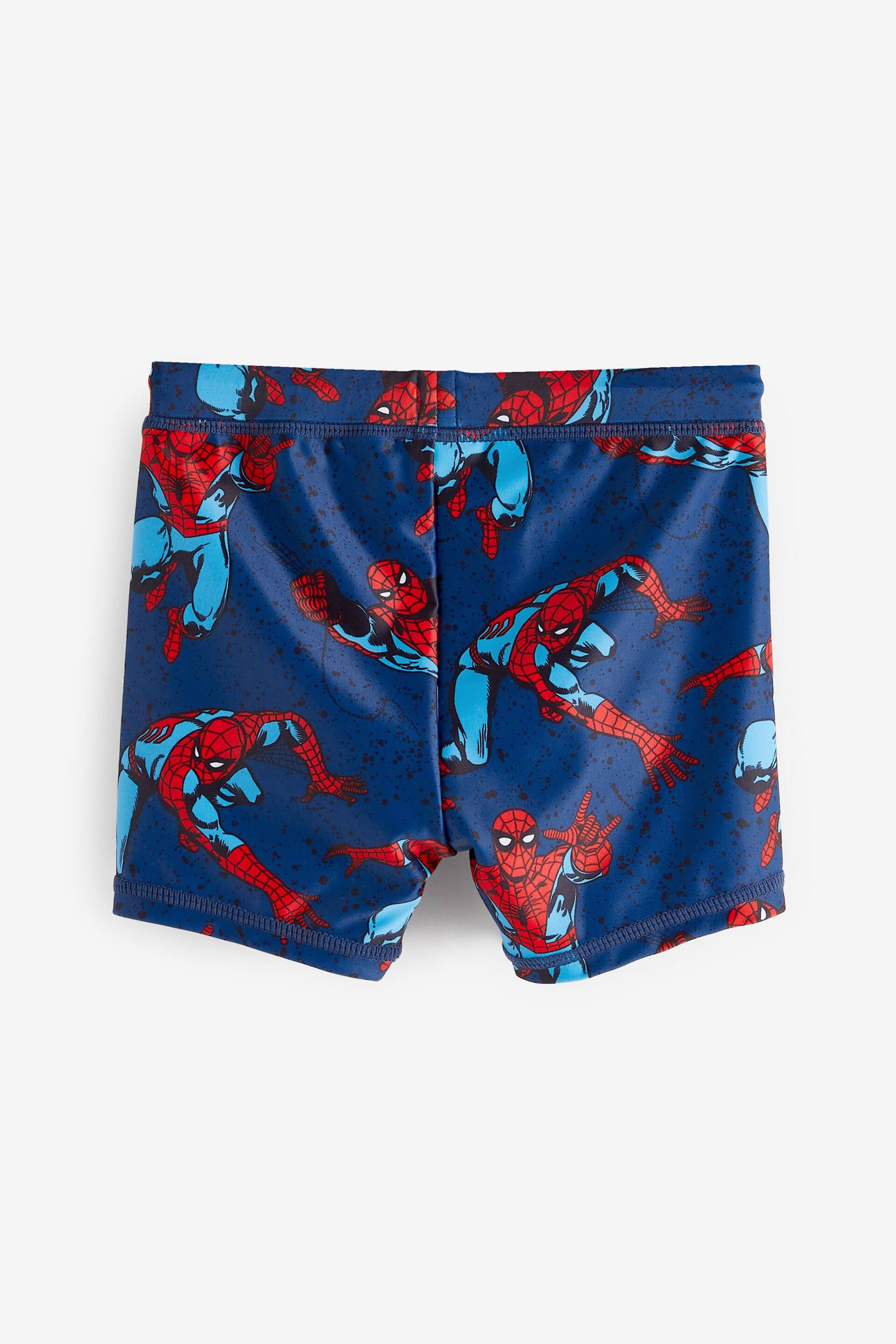Spider-Man Cobalt Blue 2 Piece Sunsafe Top And Shorts Set (3mths-7yrs) - Image 7 of 8
