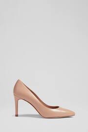 LK Bennett Natural Floret Leather Pointed Court Shoes - Image 1 of 4