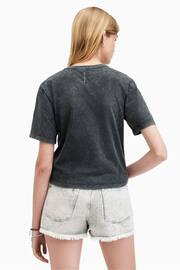 AllSaints Black Gigi T-Shirt - Image 6 of 8
