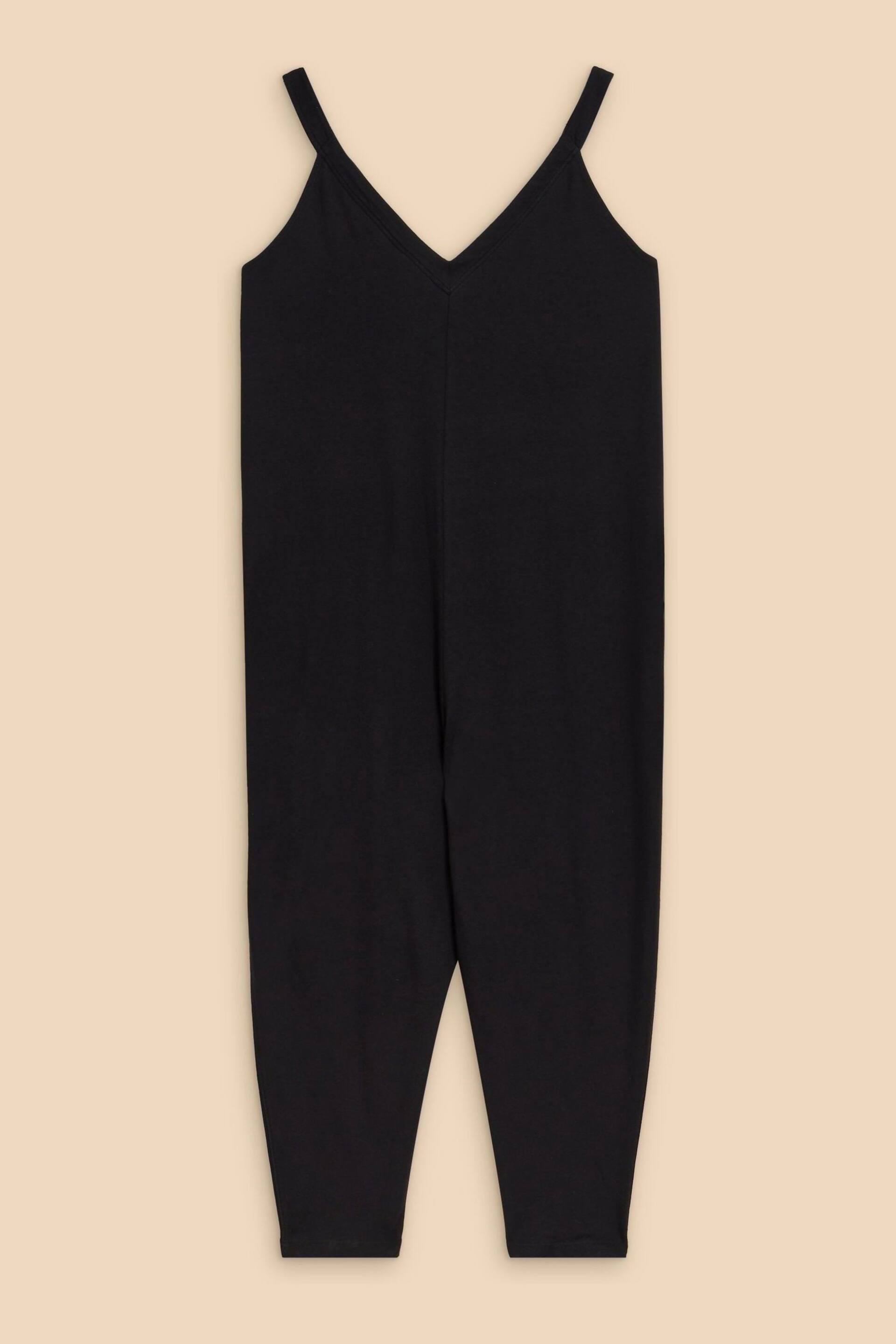 White Stuff Black Jersey Selina Jumpsuit - Image 7 of 8