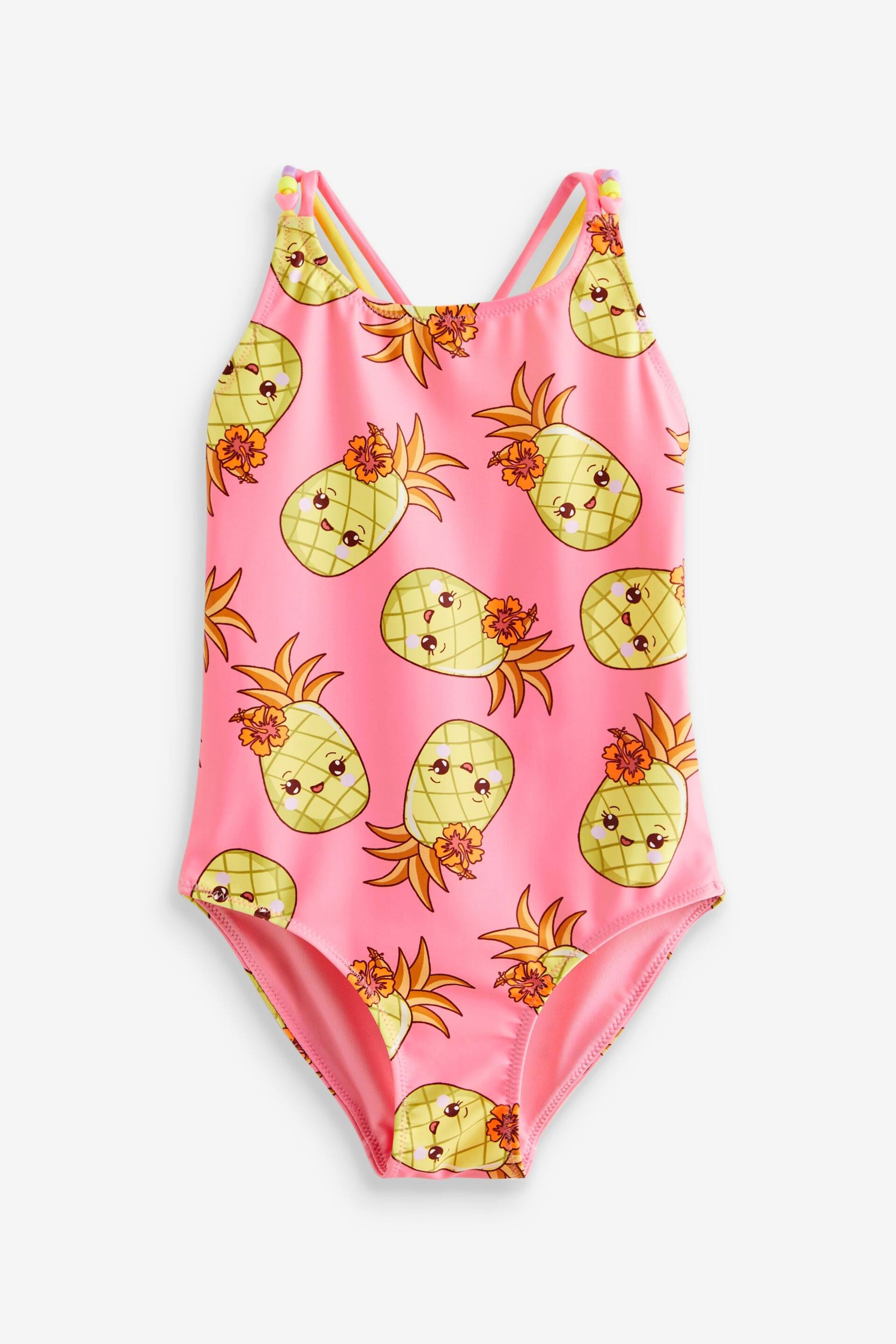 Pink Pineapple Swimsuit (3-16yrs) - Image 5 of 7